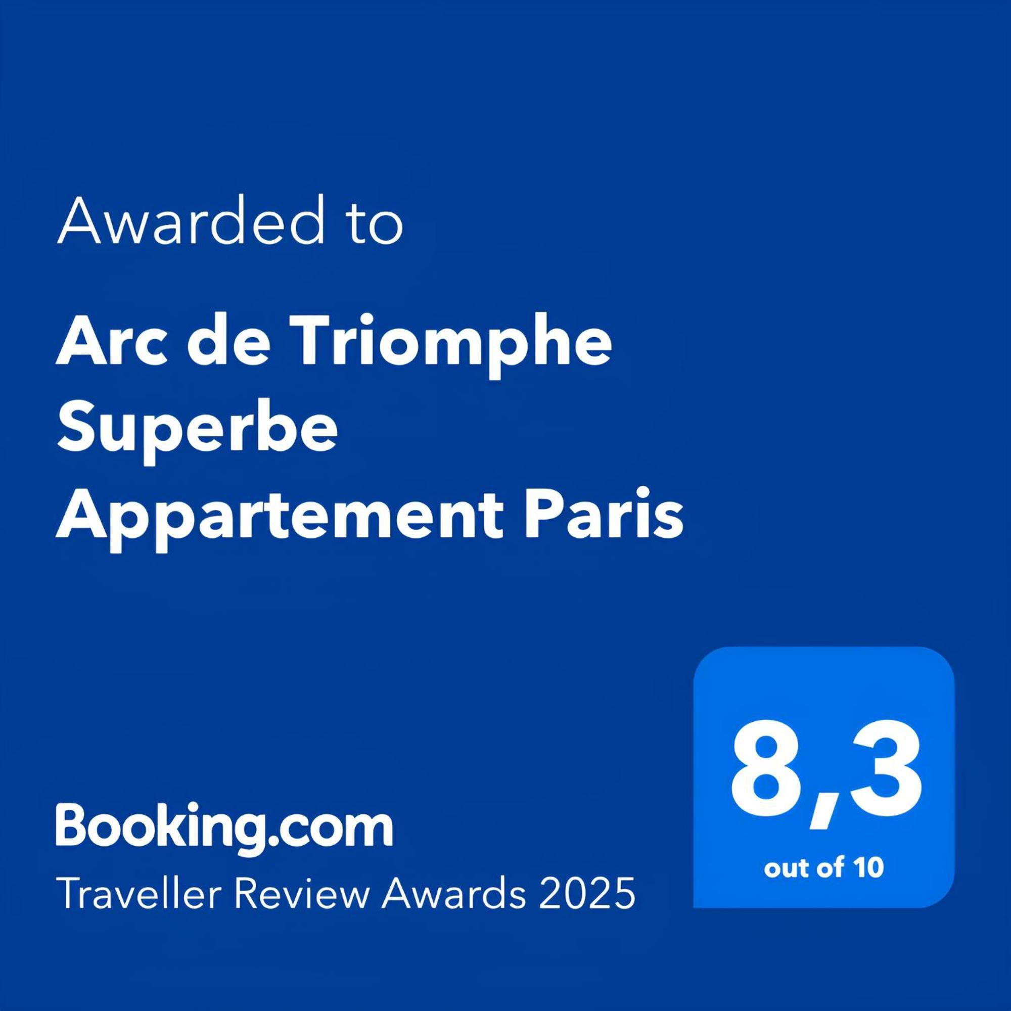 Arc De Triomphe Superbe Appartement Paris Free Netflix Экстерьер фото